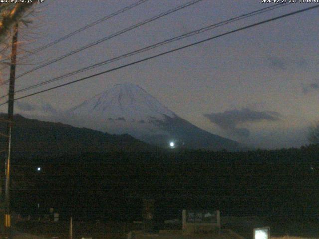 西湖からの富士山