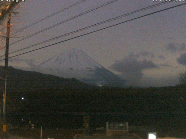 西湖からの富士山