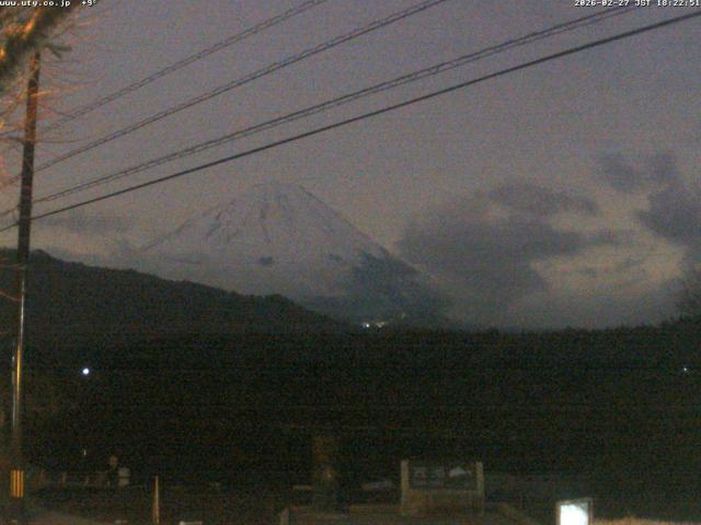 西湖からの富士山