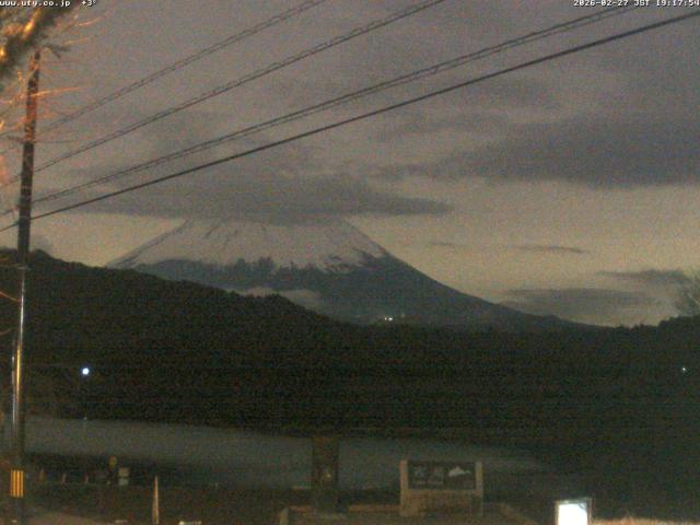 西湖からの富士山