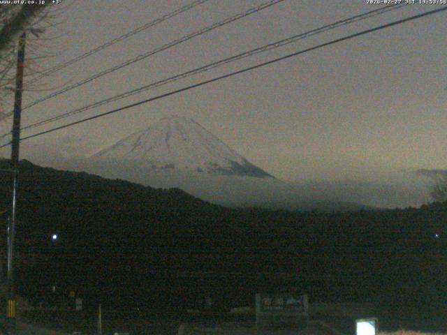 西湖からの富士山