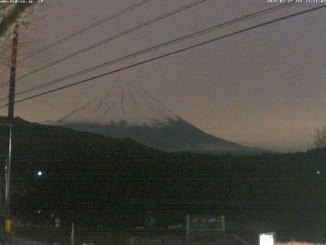 西湖からの富士山