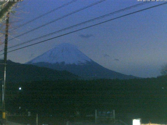 西湖からの富士山