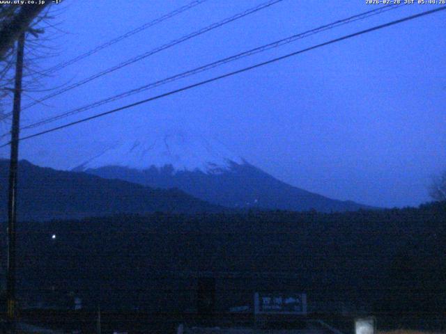 西湖からの富士山