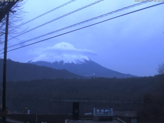 西湖からの富士山