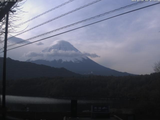 西湖からの富士山