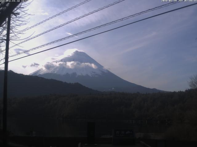 西湖からの富士山
