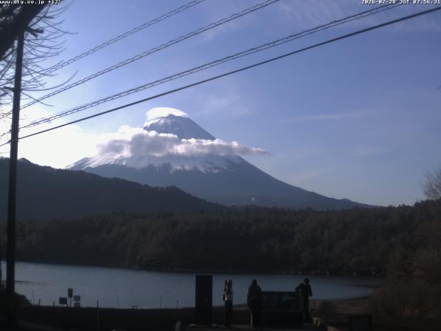 西湖からの富士山
