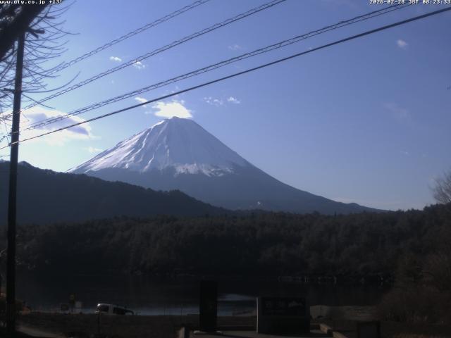 西湖からの富士山