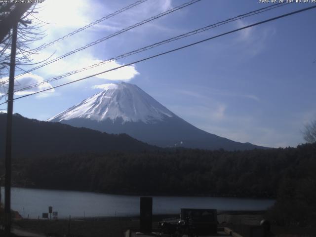 西湖からの富士山