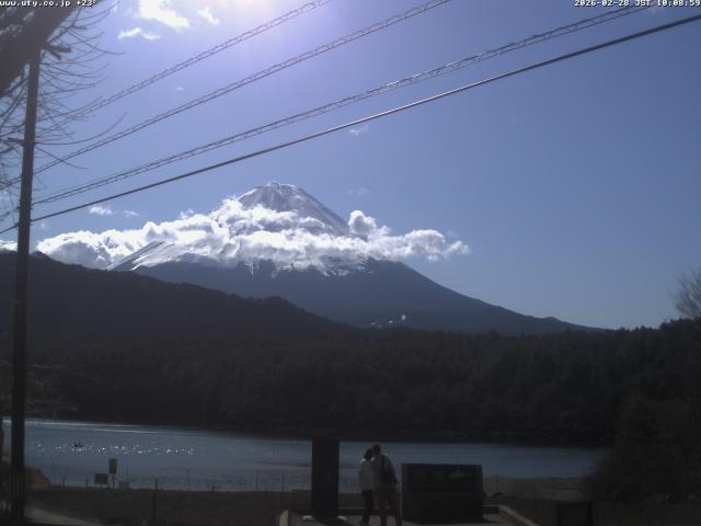 西湖からの富士山