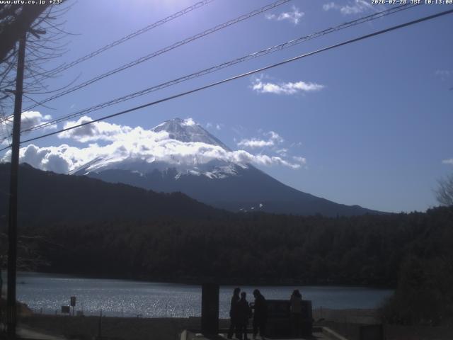 西湖からの富士山