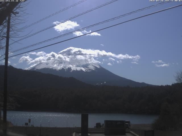 西湖からの富士山