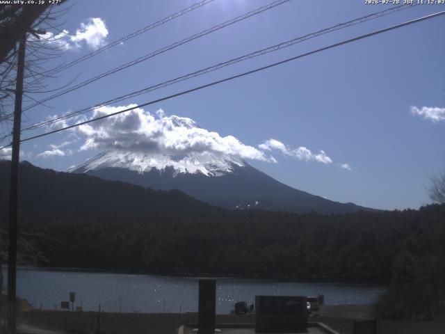 西湖からの富士山