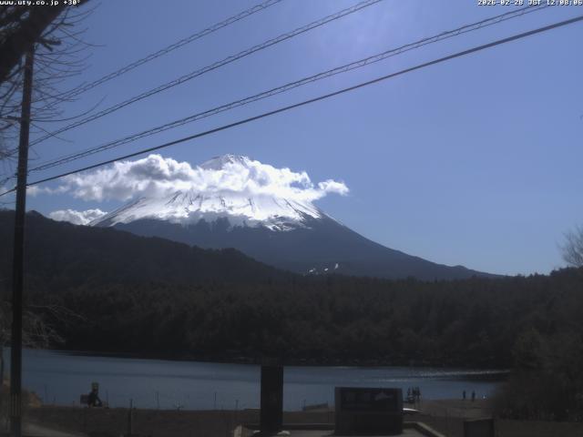 西湖からの富士山