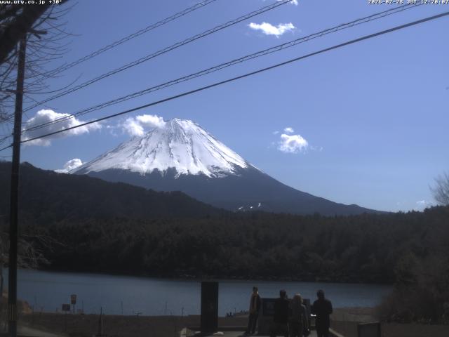西湖からの富士山