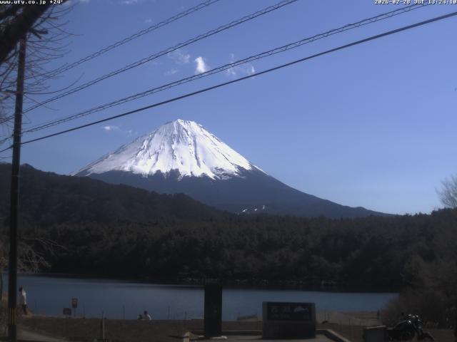 西湖からの富士山