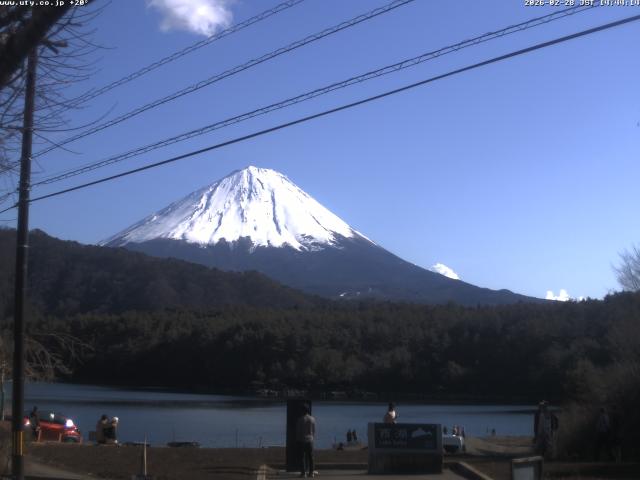 西湖からの富士山