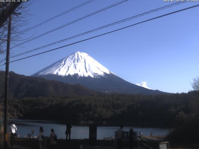 西湖からの富士山