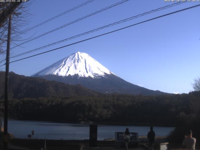 西湖からの富士山