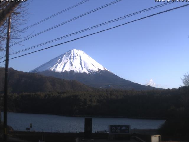 西湖からの富士山