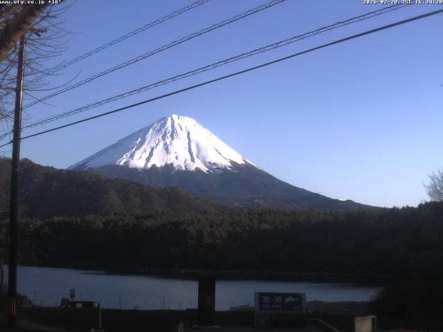 西湖からの富士山