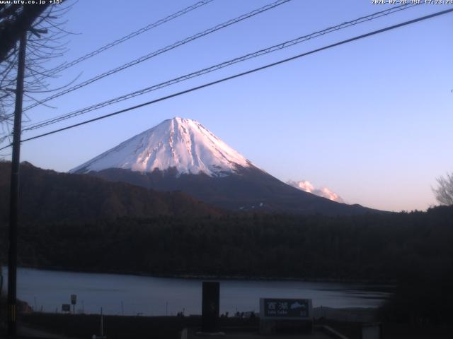 西湖からの富士山