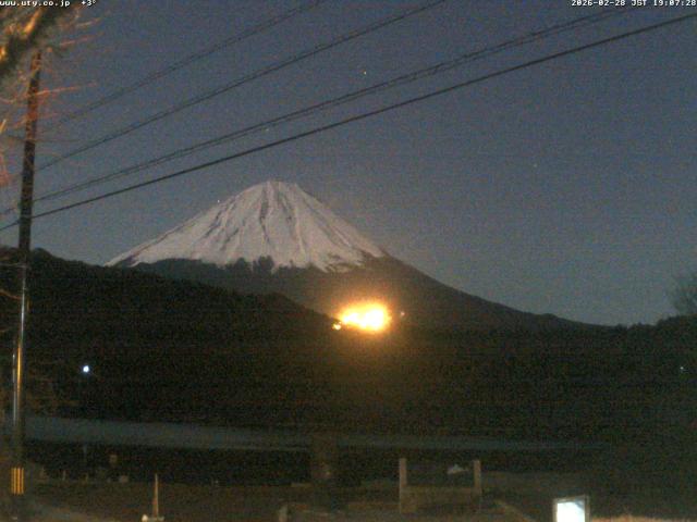 西湖からの富士山