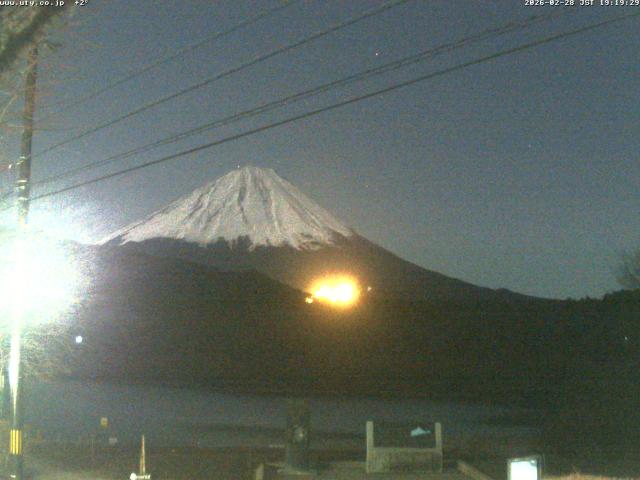 西湖からの富士山