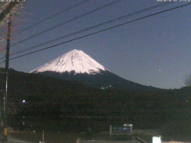 西湖からの富士山