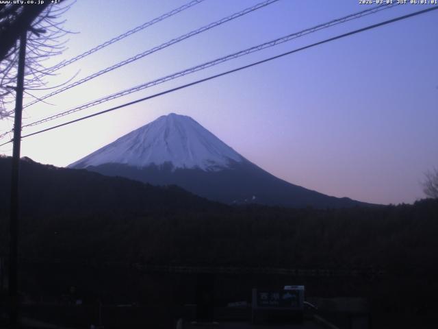 西湖からの富士山