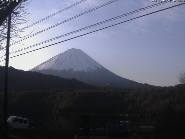 西湖からの富士山