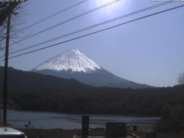 西湖からの富士山