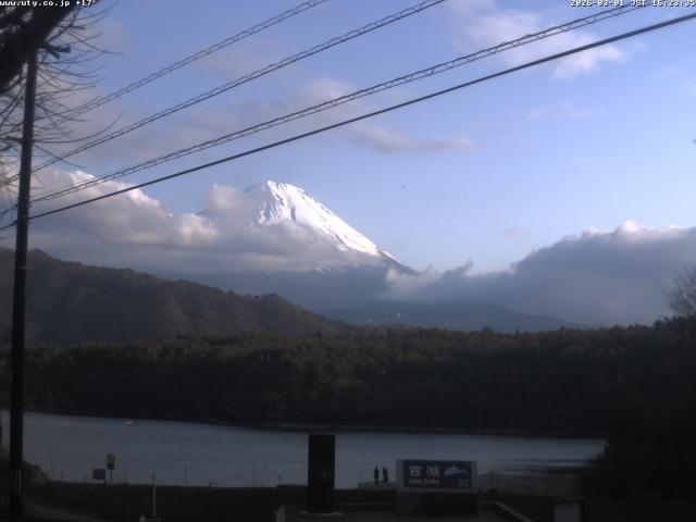 西湖からの富士山