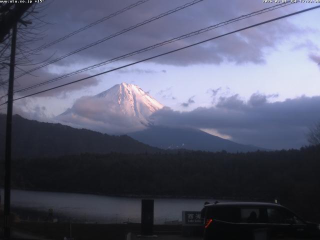 西湖からの富士山