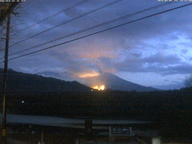 西湖からの富士山