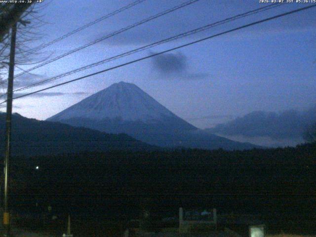 西湖からの富士山