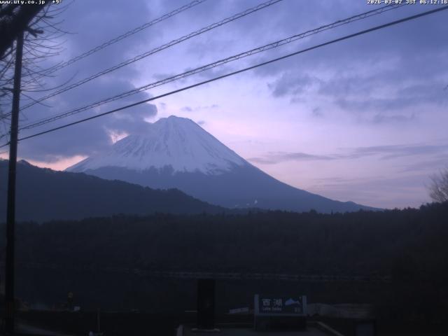 西湖からの富士山