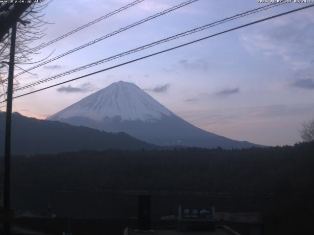 西湖からの富士山