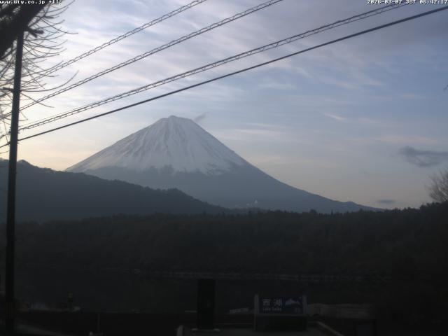 西湖からの富士山