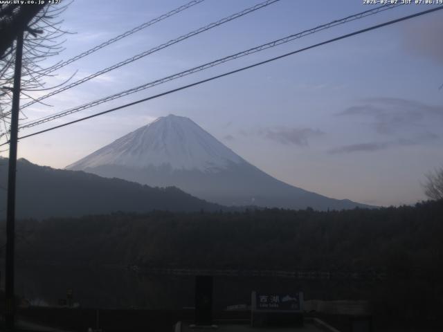 西湖からの富士山