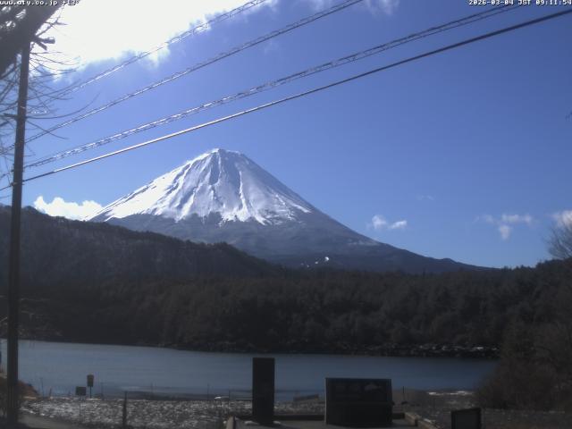 西湖からの富士山