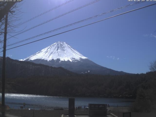 西湖からの富士山