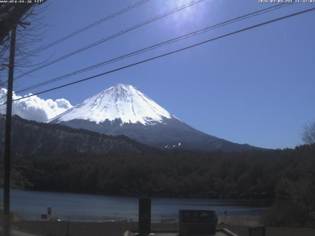 西湖からの富士山