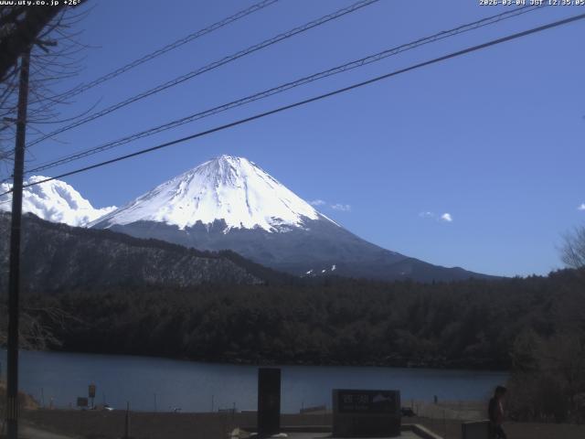 西湖からの富士山