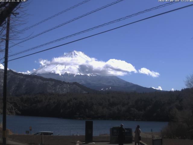 西湖からの富士山