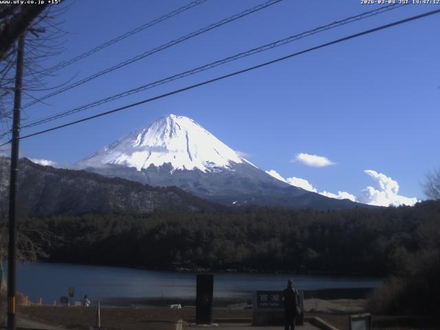 西湖からの富士山