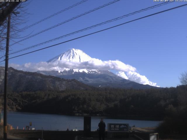 西湖からの富士山