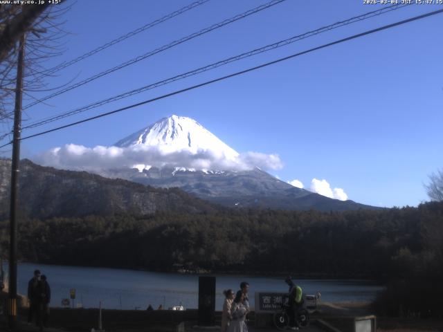 西湖からの富士山