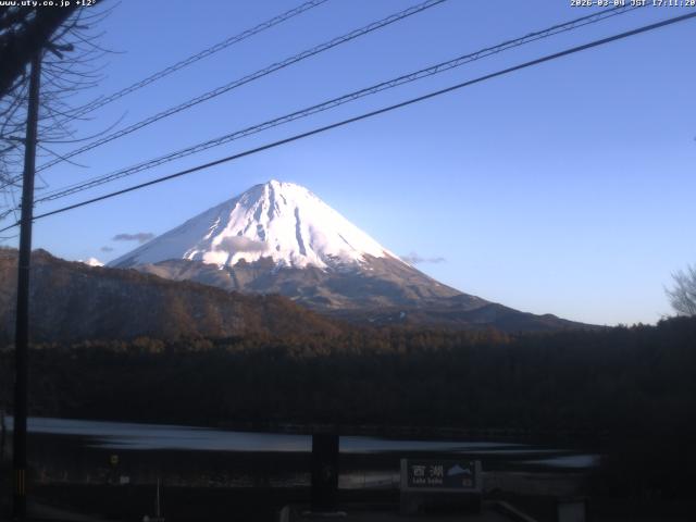 西湖からの富士山